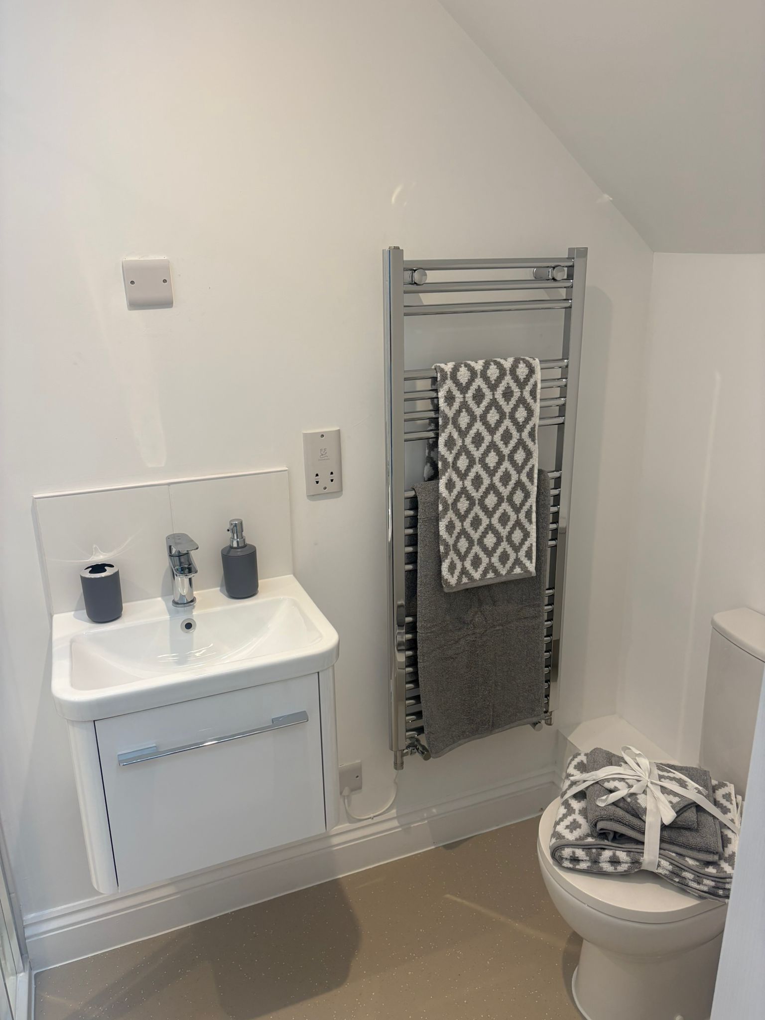 The Haven supported living accommodation bathroom