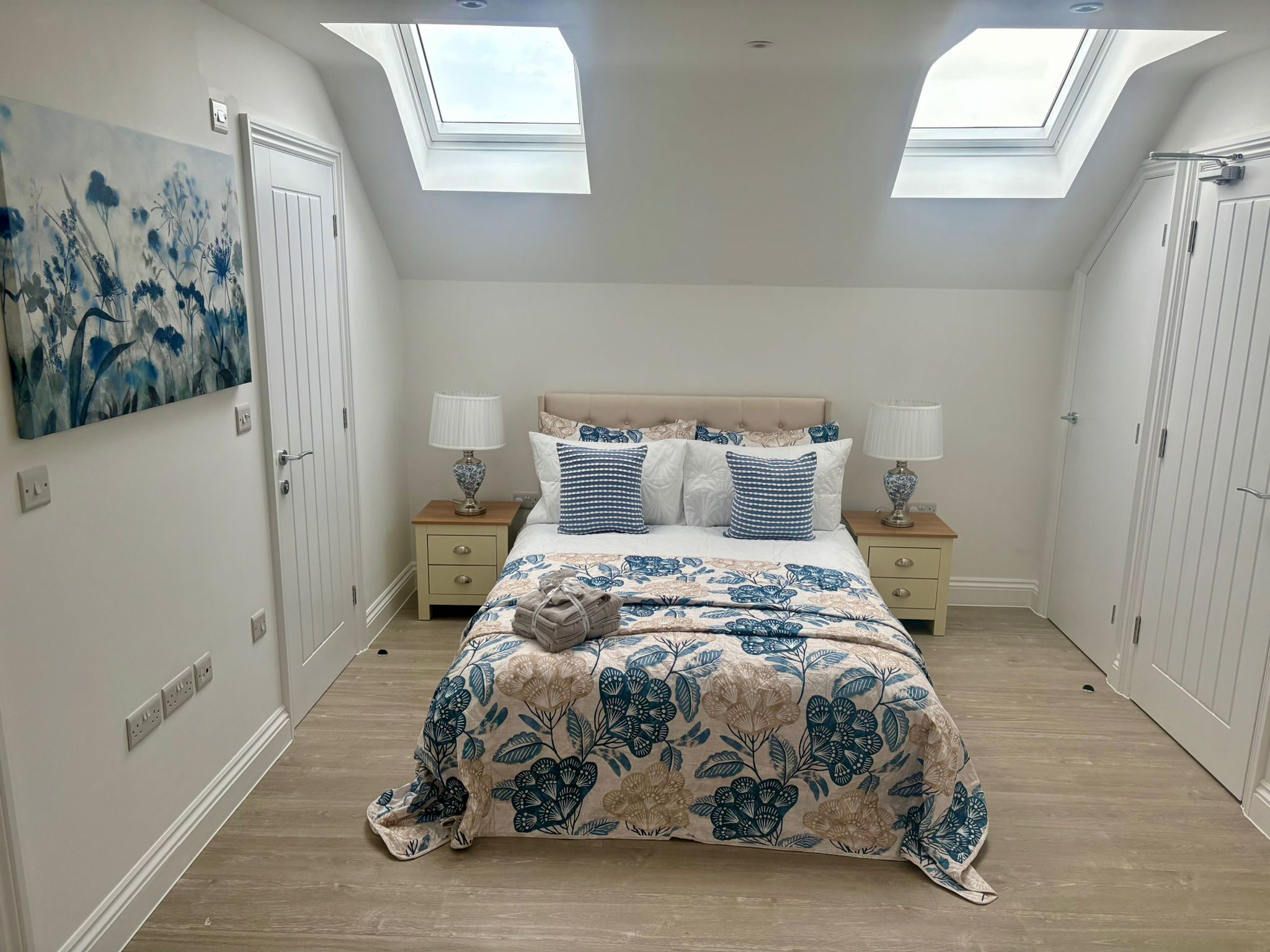 The Haven supported living accommodation bedroom