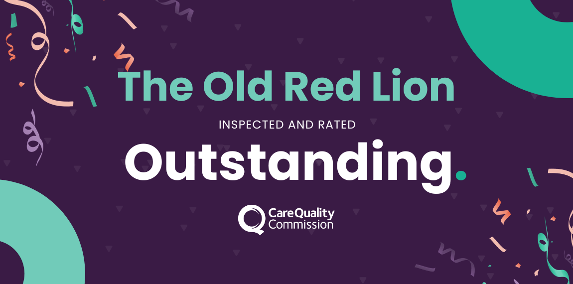 The Old Red Lion achieves OUTSTANDING CQC Rating